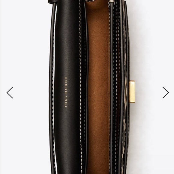 Tory Burch T MONOGRAM CONTRAST EMBOSSED CHAIN WALLET - Picture 5 of 6